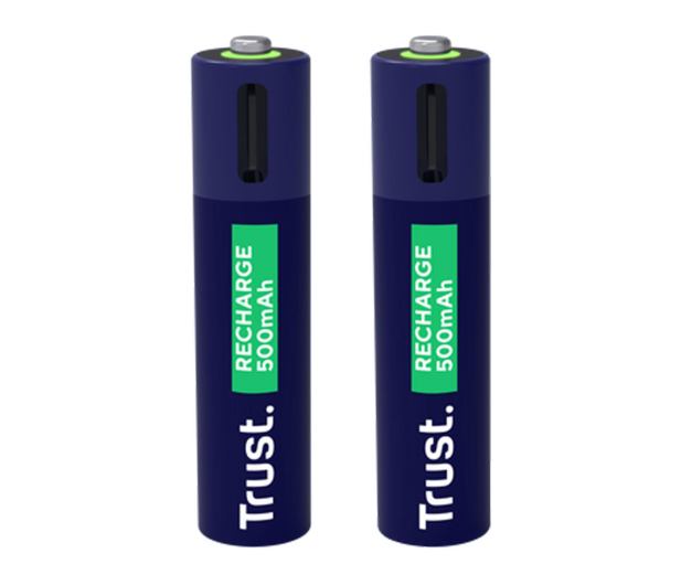 TRUST USB-C RECHARGEABLE BATTERIES 2P - AAA - 1321007 - zdjęcie